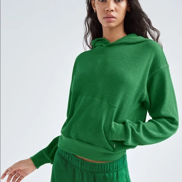 TNA Tops Aritzia Tna Thermal Hoodie Poshmark